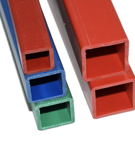 Customized Plastic PVC Plastic Extrusion Square Pipe Furniture Grade Extruded Plastic Tube