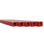 Customized Processed PVC Plastic Extruded Square Pipe for Mall Application Available in ABS PP Other Specifications
