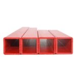 Customized Processed PVC Plastic Extruded Square Pipe for Mall Application Available in ABS PP Other Specifications