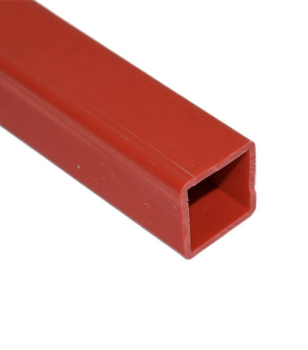 Customized Shaped Decorative Rectangular Hollow PVC Tube Extruded Square PVC Tubing