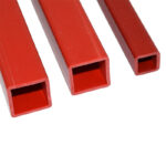 Customized Shaped Decorative Rectangular Hollow PVC Tube Extruded Square PVC Tubing