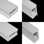 Customized Shaped PVC Profile 19mm Smooth Operation Ceiling Profiles PVC for Building ABS UHMWPE Extrusion Profile