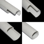 Customized Shaped PVC Profile 19mm Smooth Operation Ceiling Profiles PVC for Building ABS UHMWPE Extrusion Profile