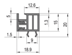 Customized Shaped Plastic T Slot Profile Extrusion Co-Extrusion Plastic PVC Profile for Building 10 Slot Plastic Cover Strip PP