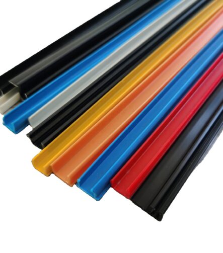 Customized Shaped Plastic T Slot Profile Extrusion Co-Extrusion Plastic PVC Profile for Building 10 Slot Plastic Cover Strip PP