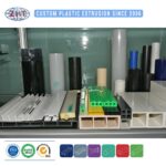 Customized Size Plastic Profiles U-Shaped Smooth Operation PVC Plastic Extruded Profile for Decoration