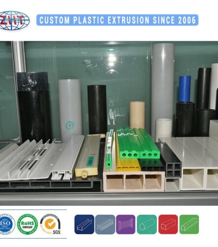 Customized Size Plastic Profiles U-Shaped Smooth Operation PVC Plastic Extruded Profile for Decoration