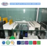 Customized Size Plastic Profiles U-Shaped Smooth Operation PVC Plastic Extruded Profile for Decoration