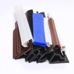 Customized Smooth Plastic Profiles Bumper Lightweight PVC Plastic for Track Profile for Fabric Perforated Tray