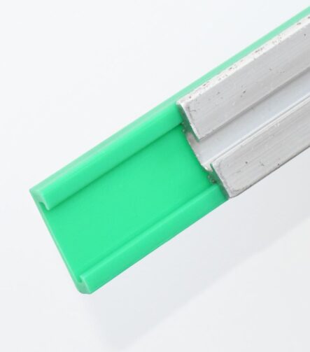 Customized UHMWPE Extruded Profiles Wear Strips Green Color Wear Resistance Conveyor UHMW Plastic Guide Rail
