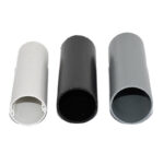 Customized Wear-Resistant Semicircular PVC Pipe PP Tube Extrusion 1/2''-4'' ABS PVC Plastic Smooth Surface Cutting Service