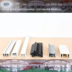 Door Slides Wire Channel Customized Profiles Plastic Extrusions for Sliding Doors PVC ABS PP PE Tracks and Guides Manufacturer