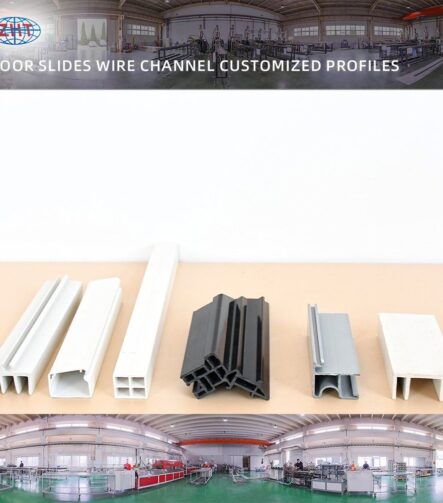Door Slides Wire Channel Customized Profiles Plastic Extrusions for Sliding Doors PVC ABS PP PE Tracks and Guides Manufacturer