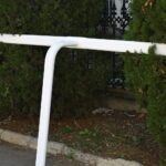 Double Rail 108X50mm Oval PVC Horse Fence with 2-Hole Square Posts