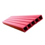 Durable 19X19mm PVC Square Pipe Manufacturer Supply Plastic Profiles Wholesale Hard Pipe