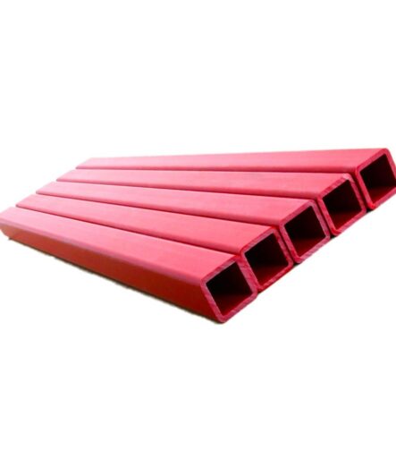 Durable 19X19mm PVC Square Pipe Manufacturer Supply Plastic Profiles Wholesale Hard Pipe