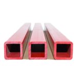Durable 19X19mm PVC Square Pipe Manufacturer Supply Plastic Profiles Wholesale Hard Pipe