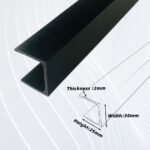 Durable ABS PVC PP PE UHMWPE Extrusion and Co-Extrusion OEM Plastic Building Material U Shaped PE Plastic Profile U Channel PVC Profile