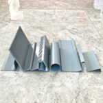 Durable L-Shaped Plastic Corner & UPVC Hollow Sheet Wall for Architectural Design