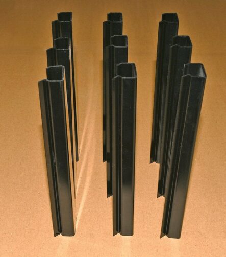 ESD Safe U Guide Rail Upe Extrusion Anti Static Linear Motion Custom Length