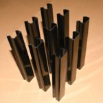 ESD Safe U Guide Rail Upe Extrusion Anti Static Linear Motion Custom Length