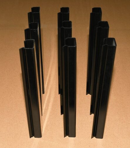 ESD Safe U Shape Carrier Upe Extrusion Custom Length Component Handling