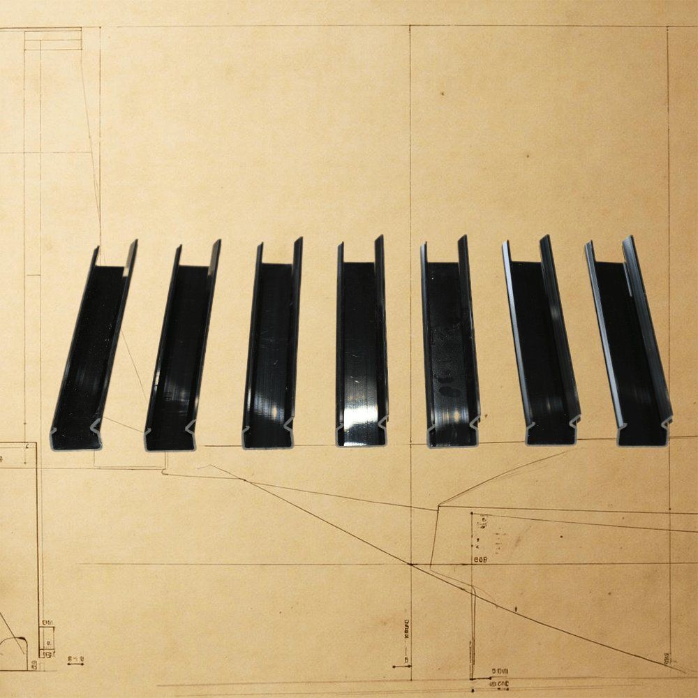 ESD-Safe-U-Shape-Sealing-Strip-Upe-Extrusion-Custom-Length-Electronic-Enclosure.jpg ESD Safe U Shape Sealing Strip Upe Extrusion Custom Length Electronic Enclosure