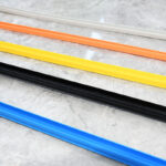 Easily Install T Slot Reducing Profile Soft PVC Cover Strip Extrusion and Co-Extrusion Aluminum PVC T Slot Cover Strips