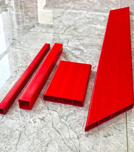 Extruded PVC Grid Profiles 4/5 Hollow Cells Customizable Colors & Dimensions