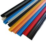 Extruded Plastic Profiles in PVC/PP/ABS/PE Material Customized Plastic Frame Material PVC Pull Plastic Profile