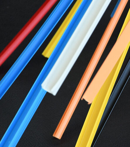 Extrusion Co-Extrusion Plastic Profile 20cm Length Standard PP Cover Strip for Aluminum Profile UHMWPE T Slot Cover Strip