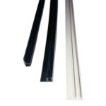F-Shaped Plastic Extrusions Custom UPVC Window Trim with Enhanced UHMWPE Edge Protection