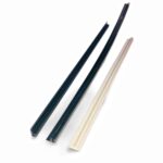 F-Shaped Plastic Extrusions Custom UPVC Window Trim with Enhanced UHMWPE Edge Protection