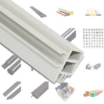 Factory Customized High-Quality White PVC Windows and Doors UPVC PVC Extruded Plastic Profile Frame Manufacturer