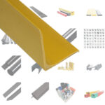 Factory Customized Plastic Profile Extruder Clear Plastic Corner Guard PVC Corner Connectors