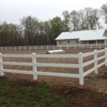 Factory Direct Sales Plastic Steel PVC Fence Equestrian Field Isolation Racecourse Fence Manufacturer PVC Farm Fence