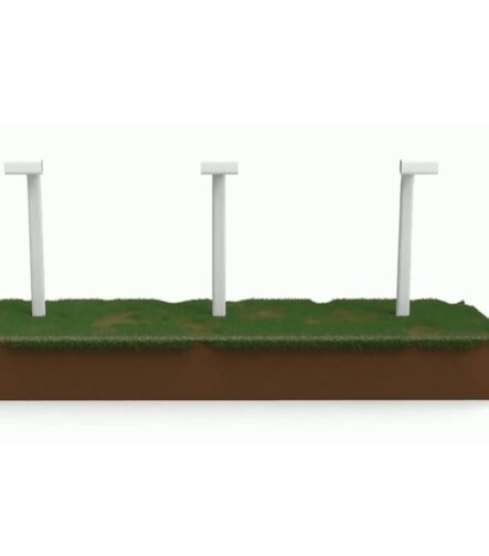 Factory Direct Sales Plastic Steel PVC Fence Equestrian Field Isolation Racecourse Fence Manufacturer PVC Farm Fence