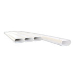 Factory Price Easily Assembled 3 Rails White PVC Horse Fence Dressage Arena Fence