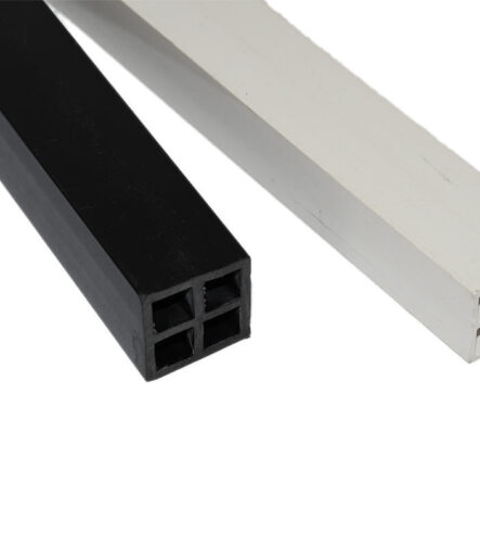 Factory Price Electrical Channels Plastic Profil Materi UPVC OEM Extrusion Square Profile PVC Extrusions UPVC Profil
