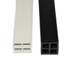 Factory Price Electrical Channels Plastic Profil Materi UPVC OEM Extrusion Square Profile PVC Extrusions UPVC Profil