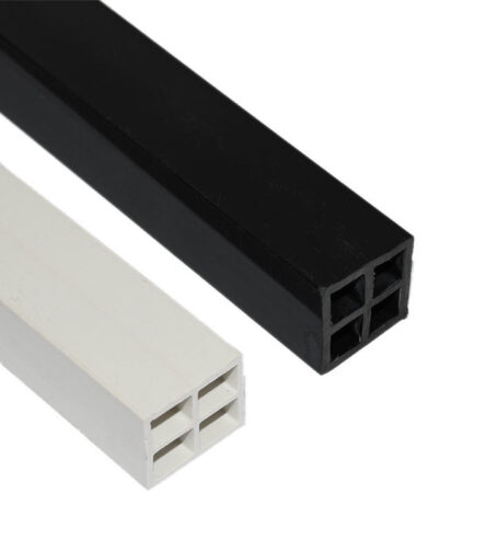 Factory Price Electrical Channels Plastic Profil Materi UPVC OEM Extrusion Square Profile PVC Extrusions UPVC Profil