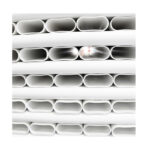 Factory Price PVC Plastic Profil ABS Extrus PVC Garden Privacy Fence Strip