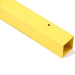 Factory Price PVC Plumbing Pipe Wear-Resistant UHMWPE Plastic Square Tube Black Rectangular Pipe