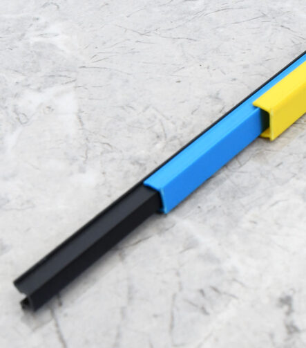 Factory Supply T Slot Aluminum Extrusion Wear Resistance 6 Slot Plastic Cover Strip