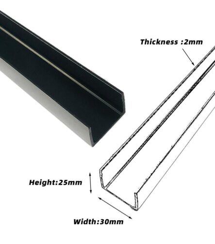 Factory Wholesale Extruded Plastic Profile Smooth Operation Plastic PVC Profiles Plastic Frame Material