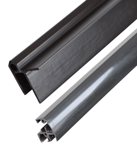 Future in Plastic UPVC Profil PVC Ushaped Slot Coextrusion Plastic Extruded Plastic Profile