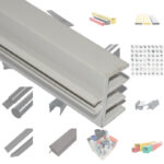 Good Quality Plastic Kitchen Profiles Island Cabinet Freezer PVC Profiles