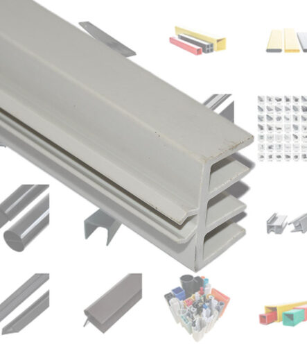 Good Quality Plastic Kitchen Profiles Island Cabinet Freezer PVC Profiles