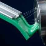 Green UHMWPE Bottle Conveyor Wear Strip for Beverage Bottling Line Prevent Jamming Low Friction