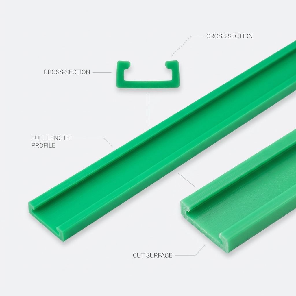 Green-UHMWPE-Bottle-Conveyor-Wear-Strip-for-Beverage-Bottling-Line-Prevent-Jamming-Low-Friction.jpg Green UHMWPE Bottle Conveyor Wear Strip for Beverage Bottling Line Prevent Jamming Low Friction